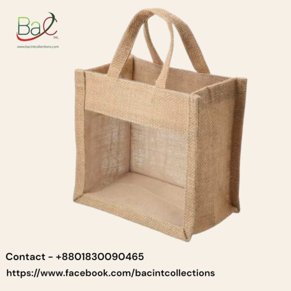 Jute Tote Shopping Bag